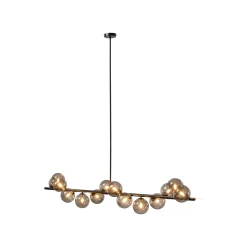 KARE Design Suspension Scala Balls 150cm Noire ^ Lustre & Suspension