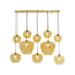KARE Design Suspension Sphere Ambrée 160cm ^ Lustre & Suspension