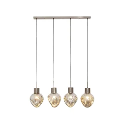 KARE Design Suspension Supernova Argentée 110cm ^ Lustre & Suspension