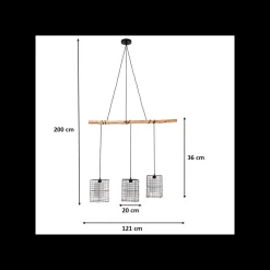 KARE Design Suspension Three Grids ^ Lustre & Suspension