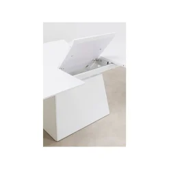 KARE Design Table à Rallonge Benvenuto Rectangle Blanche ^ Table