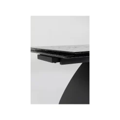 KARE Design Table à Rallonges Bellagio 180x95cm Noire ^ Table