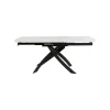KARE Design Table à Rallonges Twist 180x90cm Blanche ^ Table