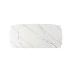 KARE Design Table à Rallonges Twist 180x90cm Blanche ^ Table
