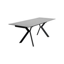 KARE Design Table à Rallonges Xenia 200x80cm Noire ^ Table