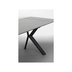 KARE Design Table à Rallonges Xenia 200x80cm Noire ^ Table