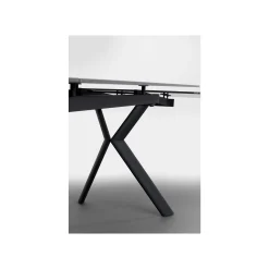 KARE Design Table à Rallonges Xenia 200x80cm Noire ^ Table