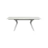 KARE Design Table à Rallonges Xenia 200x80cm Blanche ^ Table