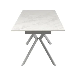 KARE Design Table à Rallonges Xenia 200x80cm Blanche ^ Table