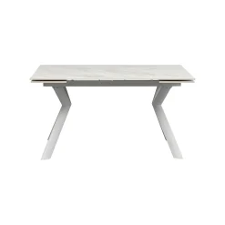 KARE Design Table à Rallonges Xenia 200x80cm Blanche ^ Table