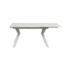 KARE Design Table à Rallonges Xenia 200x80cm Blanche ^ Table