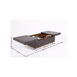 KARE Design Table Basse Bar Globetrotter Croco ^ Table Basse|Bar & Tabouret De Bar