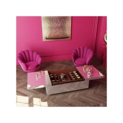 KARE Design Table Basse Bar Luxury Argent 39x120cm ^ Coffre & Malle|Table Basse