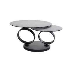 KARE Design Table Basse Beverly Bubble Noire ^ Table Basse