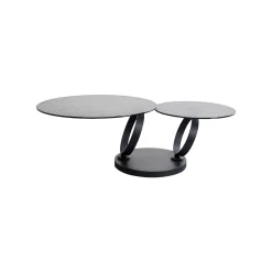 KARE Design Table Basse Beverly Bubble Noire ^ Table Basse