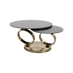 KARE Design Table Basse Beverly Dorée ^ Table Basse