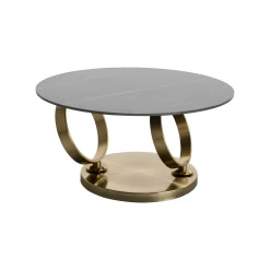 KARE Design Table Basse Beverly Dorée ^ Table Basse