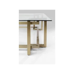 KARE Design Table Basse Clara 120x120cm Dorée ^ Table Basse