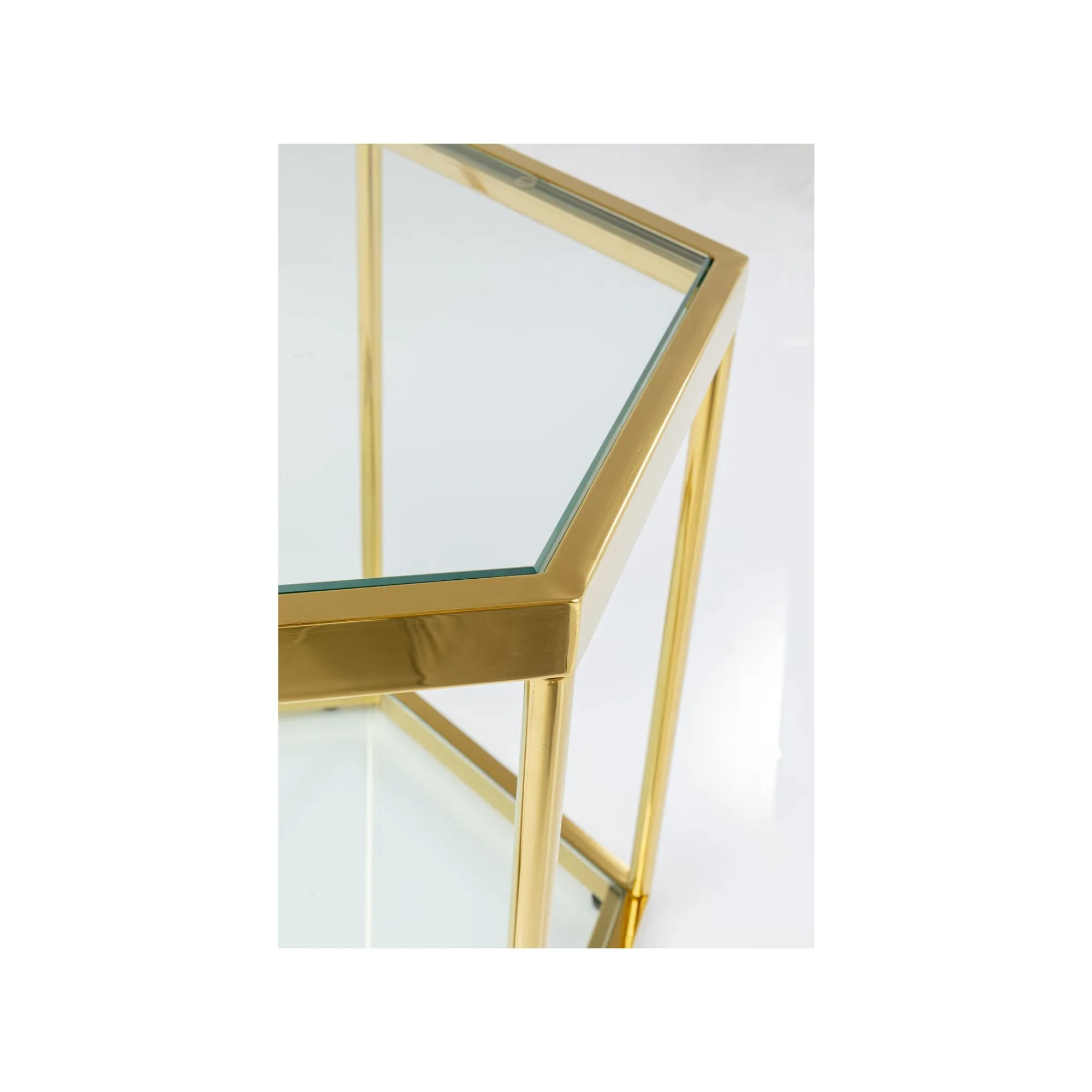 KARE Design Table Basse Comb Dorée ^ Table Basse