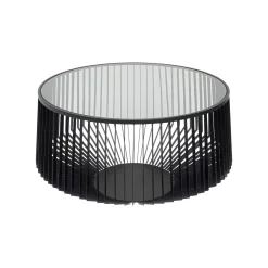 KARE Design Table Basse Corinne 80cm Noire ^ Table Basse