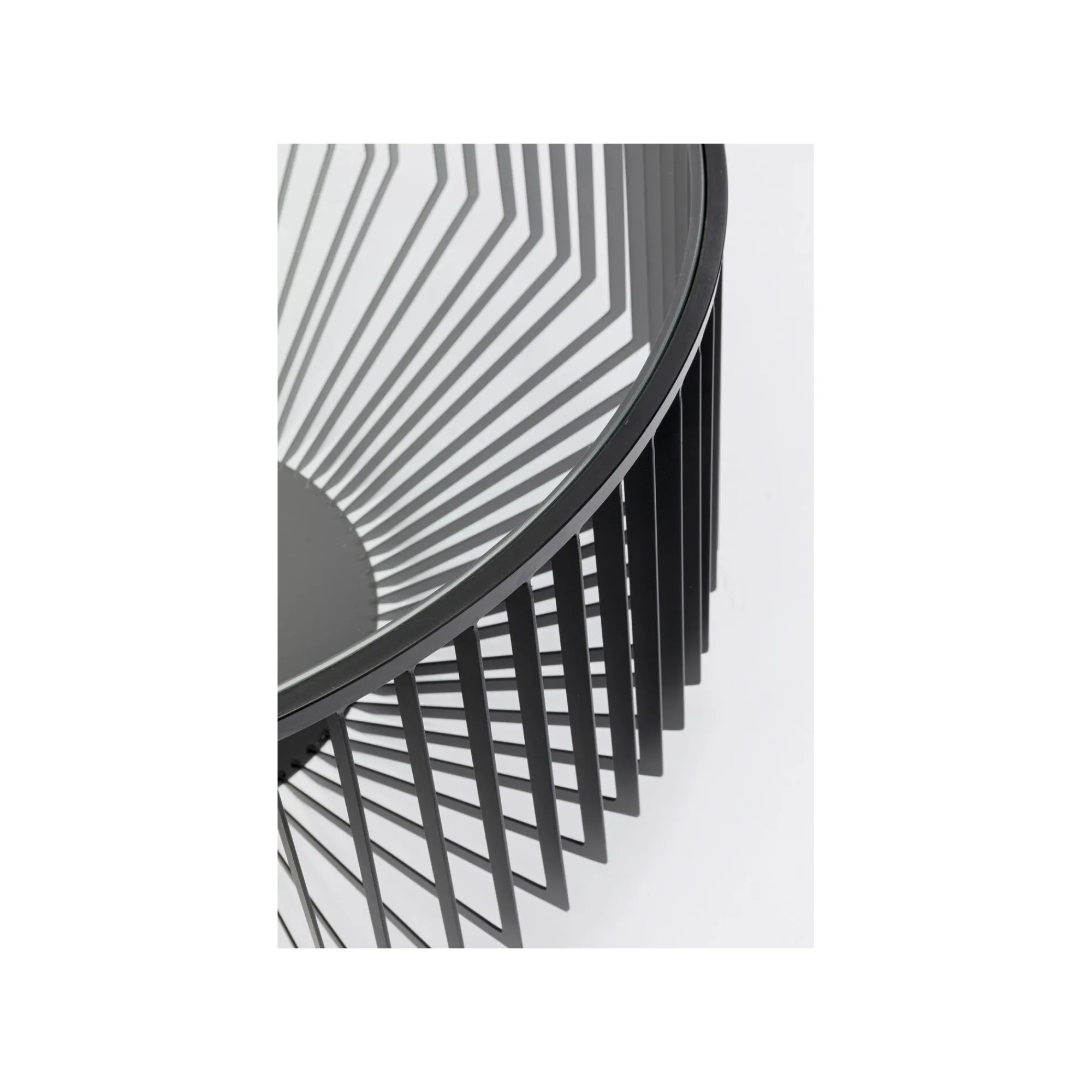 KARE Design Table Basse Corinne 80cm Noire ^ Table Basse