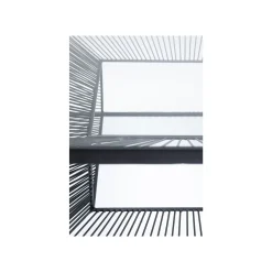 KARE Design Table Basse Dimension 80x80cm Noire ^ Table Basse