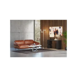 KARE Design Table Basse Franklin Effet Marbre Blanc ^ Table Basse