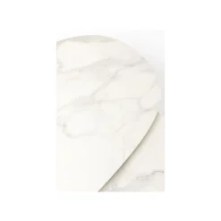 KARE Design Table Basse Franklin Effet Marbre Blanc ^ Table Basse