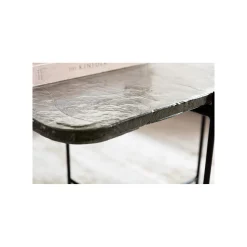 KARE Design Table Basse Ice 63x46cm Pieds Noirs ^ Table Basse