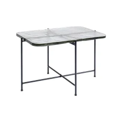 KARE Design Table Basse Ice 63x46cm Pieds Noirs ^ Table Basse