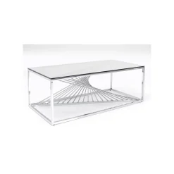 KARE Design Table Basse Laser 120x60cm Chromée ^ Table Basse