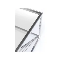 KARE Design Table Basse Laser 120x60cm Chromée ^ Table Basse