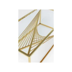 KARE Design Table Basse Laser 120x60cm Dorée ^ Table Basse