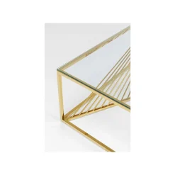 KARE Design Table Basse Laser 120x60cm Dorée ^ Table Basse