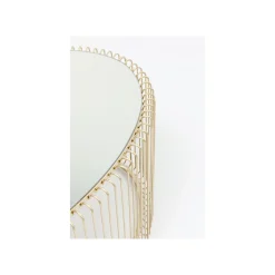 KARE Design Table Basse Ovale Wire 60x90cm Laiton ^ Table Basse