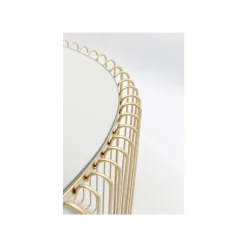 KARE Design Table Basse Ovale Wire 60x90cm Laiton ^ Table Basse