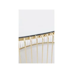 KARE Design Table Basse Ovale Wire 60x90cm Laiton ^ Table Basse