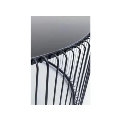 KARE Design Table Basse Ronde Wire 80cm Noire ^ Table Basse