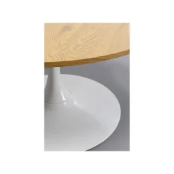 KARE Design Table Basse Schickeria Chêne Et Blanche 80cm ^ Table Basse