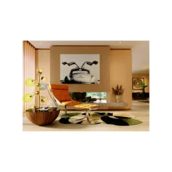 KARE Design Table Basse Tear Drops 80cm Noyer ^ Table Basse