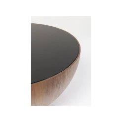 KARE Design Table Basse Tear Drops 80cm Noyer ^ Table Basse
