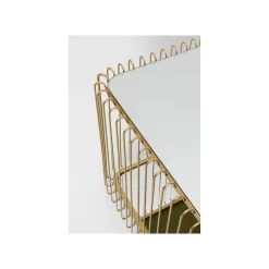 KARE Design Table Basse Wire Double 120x60cm Laiton ^ Table Basse