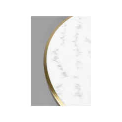 KARE Design Table Bistrot Amalia 70cm Marbre Blanc ^ Table