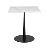 KARE Design Table Bistrot Capri Marbre Blanc 70x70cm ^ Table