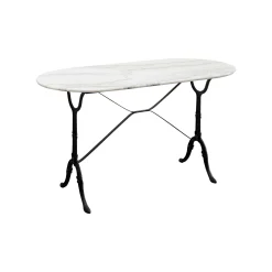 KARE Design Table Bistrot 120x60cm Marbre Blanc ^ Table