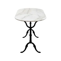 KARE Design Table Bistrot 120x60cm Marbre Blanc ^ Table