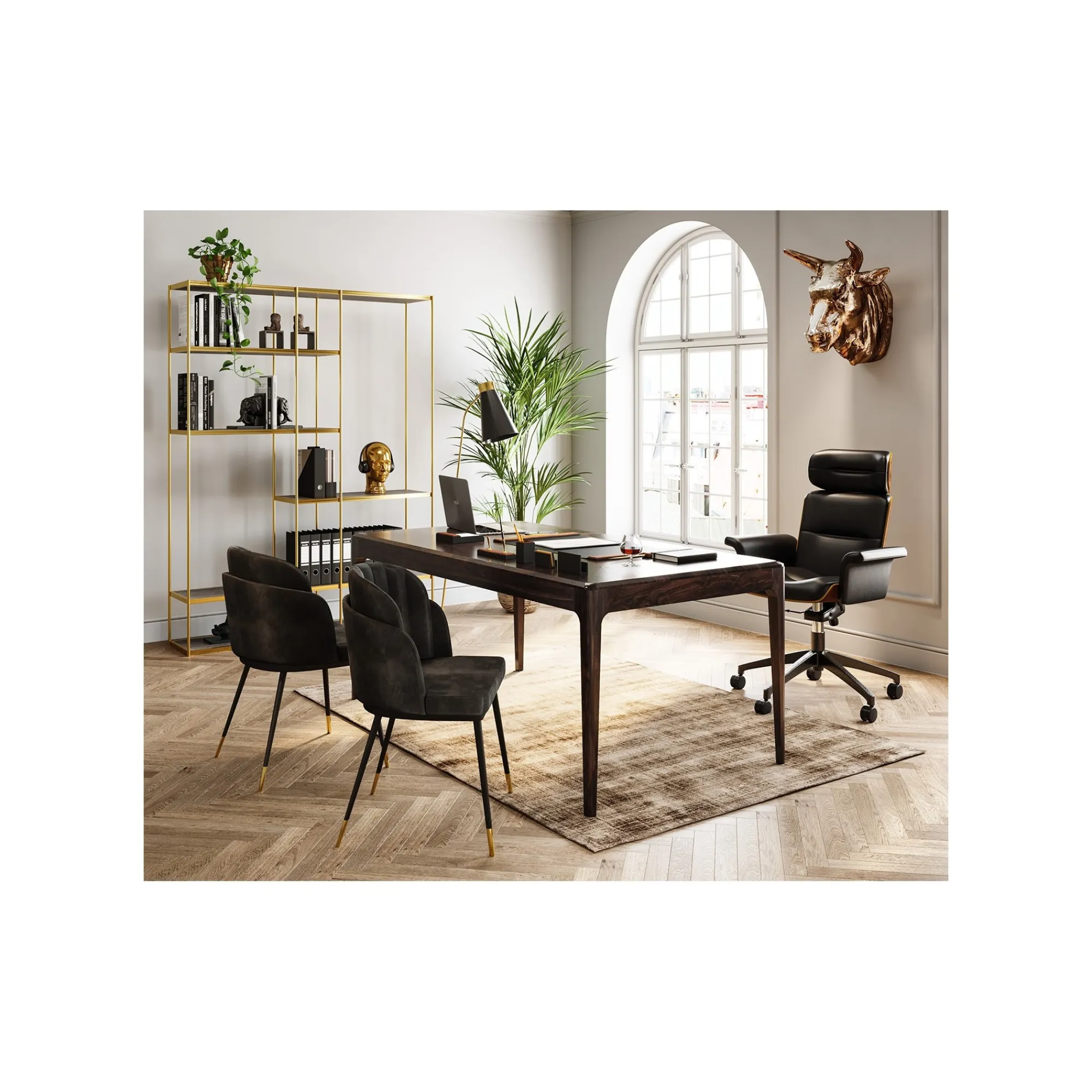 KARE Design Table Brooklyn Walnut ^ Table