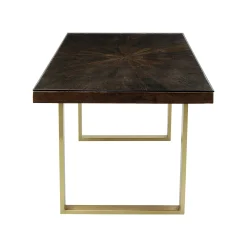 KARE Design Table Conley 180x90cm Pieds Laiton ^ Table