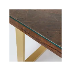 KARE Design Table Conley 160x80cm Pieds Laiton ^ Table