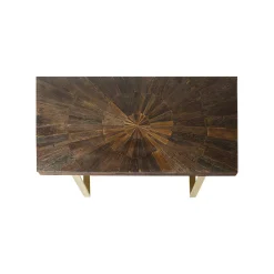 KARE Design Table Conley 160x80cm Pieds Laiton ^ Table